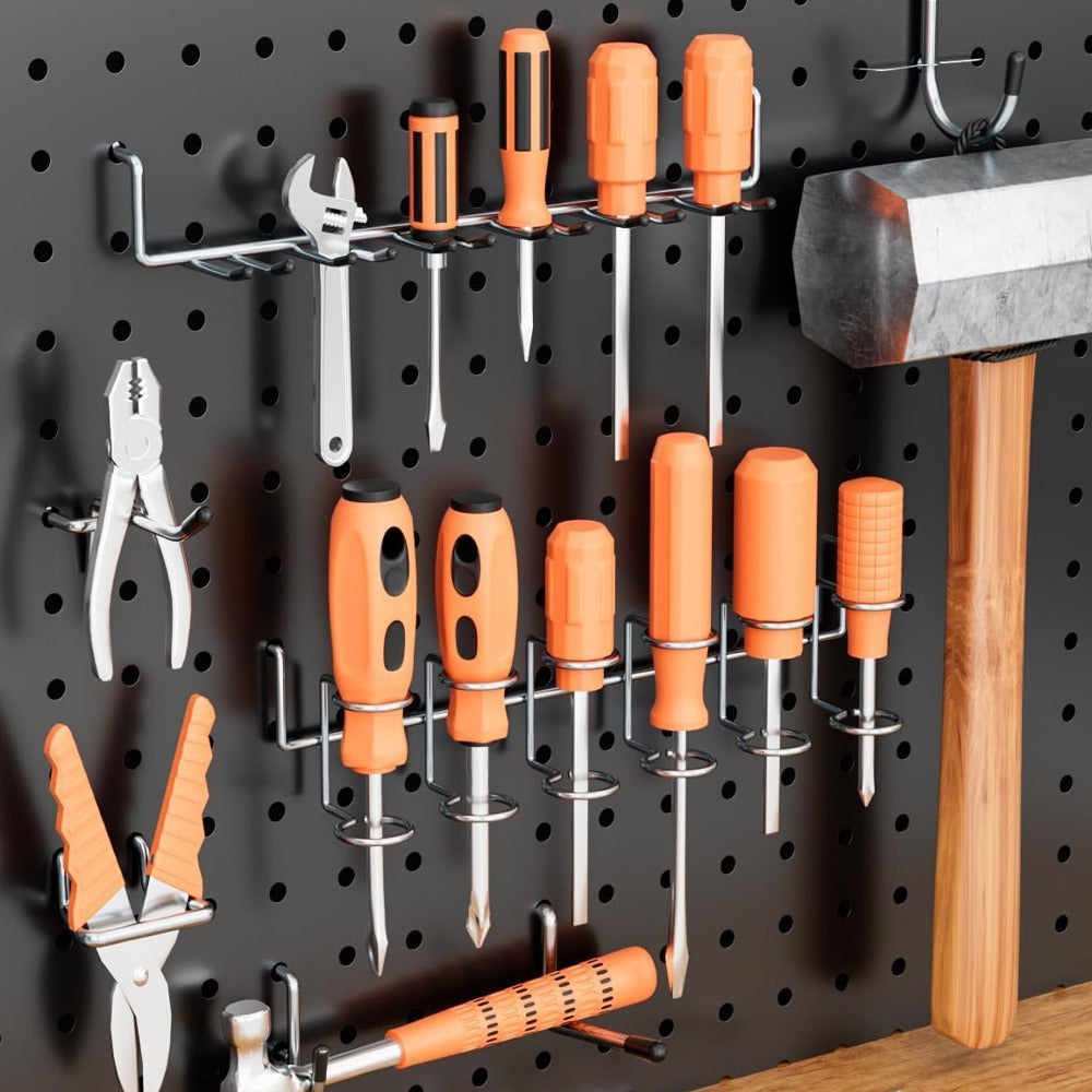 Pegboard Hooks Organizer Kit 278pcs with Bins ¨C 1/8 & 1/4 Inch Peg Board Hook Assortment for Garage Wall Tool Storage | Hanging Storage Accessories for Workshop, Craft Room & Home Organization