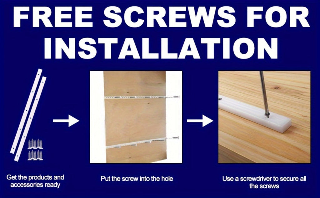 UHMW Miter Bar for Table Saw Crosscut Sled ¨C 3/4¡± x 3/8¡± x 17¡± Predrilled T-Slot Track with 10 Screws for Jigs Fixtures & Miter Slots, Smooth Low-Friction Glide