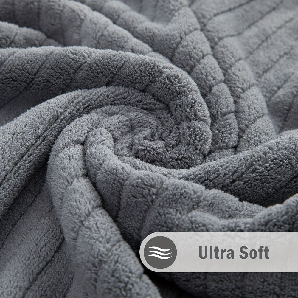 Bath Towels Set 4 Pack 35x70 Inch Oversized Extra Large - Microfiber Super Absorbent Quick Dry XL Bath Sheet Soft Bathroom Towels | 13 Colors | Family Hotel Spa Shower Towel Set Coastal Style