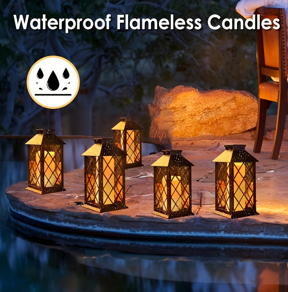 Flameless LED Candles 24pcs with 4 Remote Controls Timer Waterproof IP44 Battery Operated 4 5 6 Inch Warm White for Wedding Halloween Home Decor Indoor Outdoor