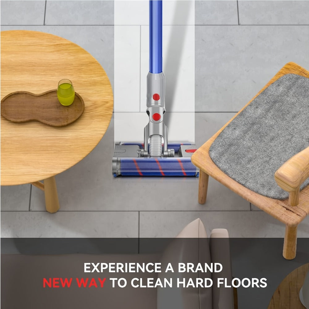 Dyson Replacement Brush Head Double Roller Compatible with V7 V8 V10 V11 V15 360¡ã Swivel Hard Floor Vacuum Cleaner Attachment