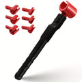 Door Hinge Adjustment Tool Kit 6-in-1 - Heavy Duty Steel Hinge Bender Wrench Set for Precise Door Gap Adjustment, Residential & Commercial Use, One-Piece Construction
