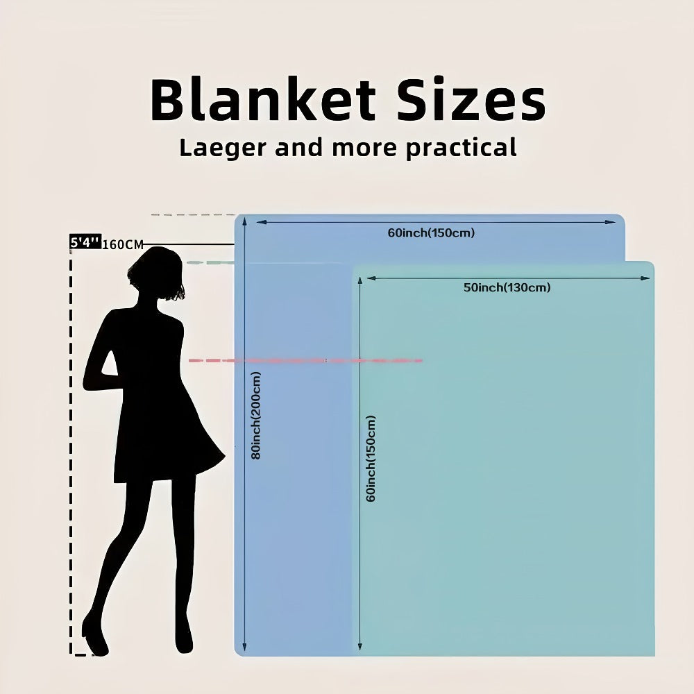 Love Message Flannel Blanket for Mom ¨C 250-300gsm Soft Reversible All-Season Throw, Perfect Gift for Mother's Day & Birthday