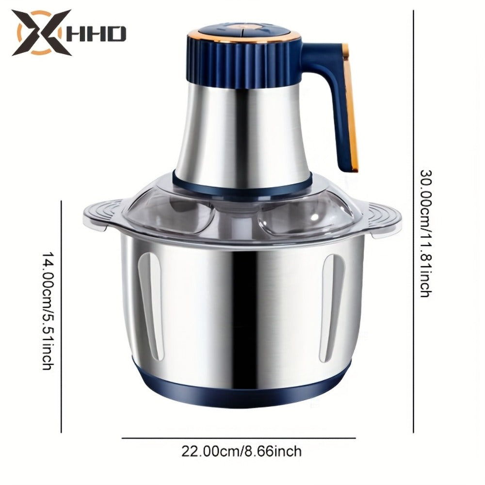 Electric Meat Grinder 5L 5-Speed ¨C Large Capacity Stainless Steel Food Processor, Blender & Filling Machine for Meat, Garlic, Chili & More