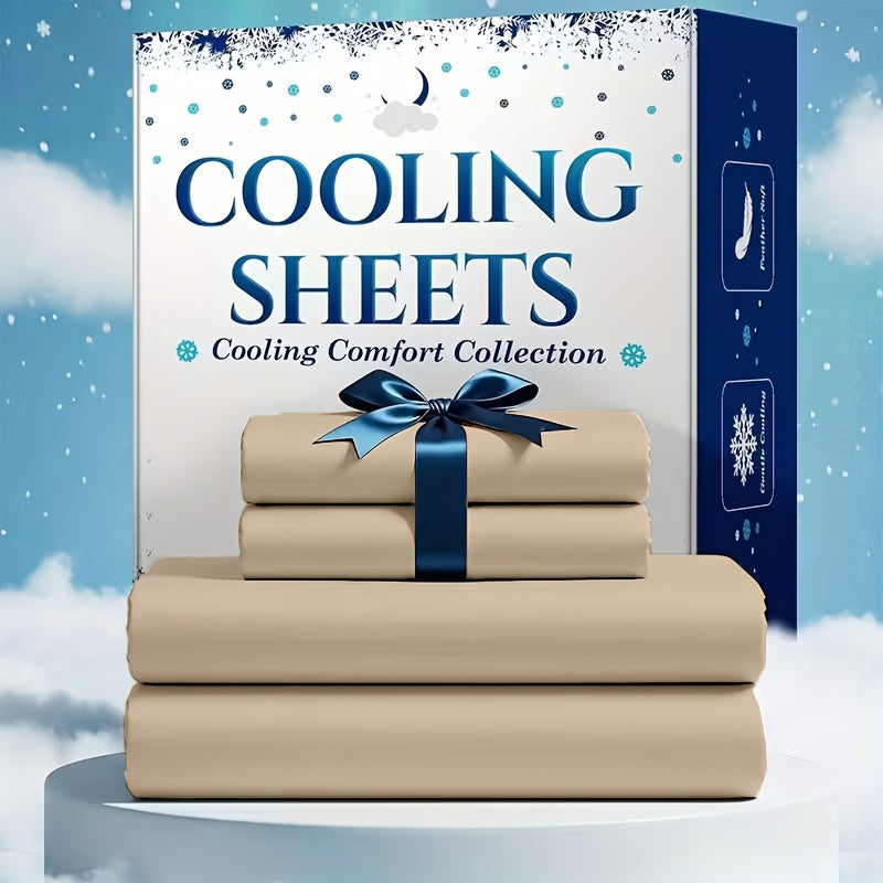Bed Sheet Set Soft Breathable Cooling Microfiber Fitted & Flat Sheets with Deep Pockets ¨C Wrinkle Free Hotel Luxury Bedding in Multiple Colors & Sizes