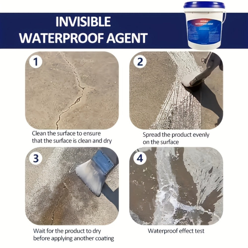Waterproof Tile Glue 500g Transparent Leak Proof Sealant for Outdoor Terrace Bathroom Kitchen Floor Wall Tile Repair Adhesive Crack Filler