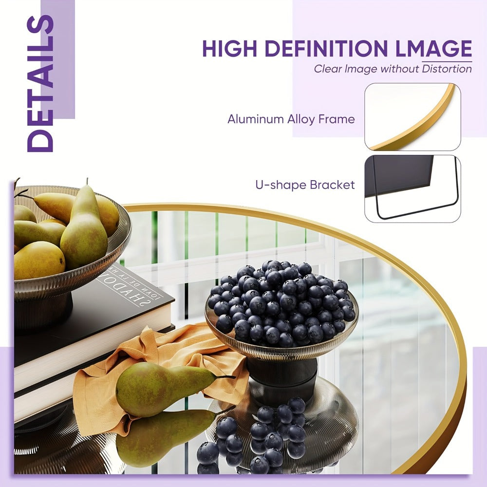 Full Length Mirror Arched Floor Mirror with Stand - Freestanding & Wall Mount Full Body Mirror for Bedroom, Living Room & Cloakroom, Available in 59¡±x18¡±, 64¡±x21¡±, 68¡±x26¡±, Elegant Home Decor