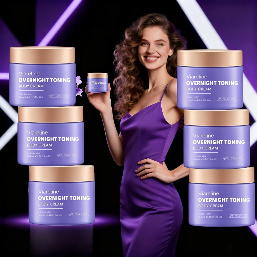 Firming Body Night Cream 6-Pack ¨C Women's Sleep Shaping Lotion for Skin Tightening & Anti-Sagging, Dreamy Night Firming Cream for All Skin Types, 3.38oz Each