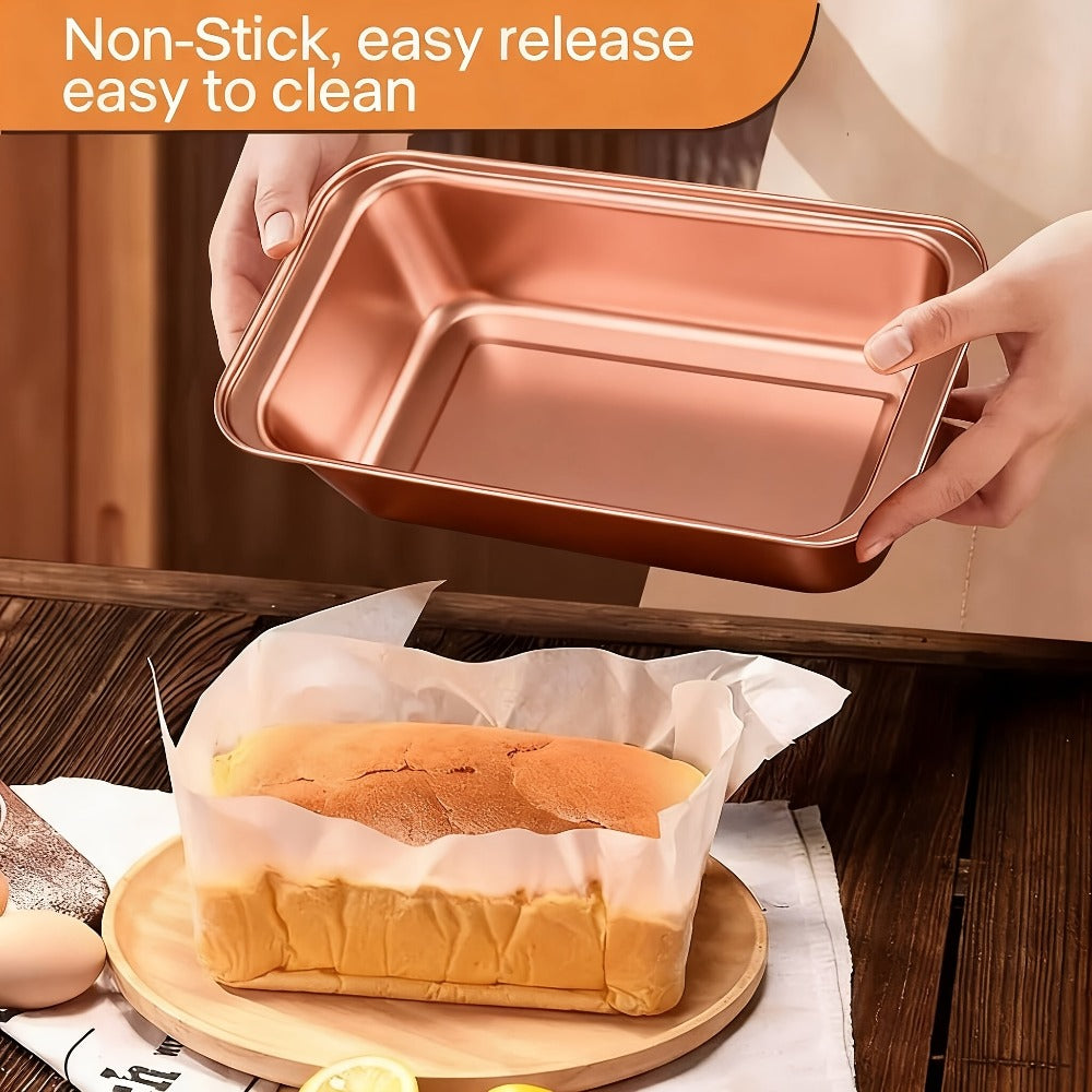 Nonstick Bakeware Pan Set, 8-Piece Carbon Steel Oven Baking Set with Cookie Sheet, 2 Round Cake Pans, Square Pan, Bread Pan, Pizza Pan & 12-Cup Muffin Pan, Complete Kitchen Baking Supplies