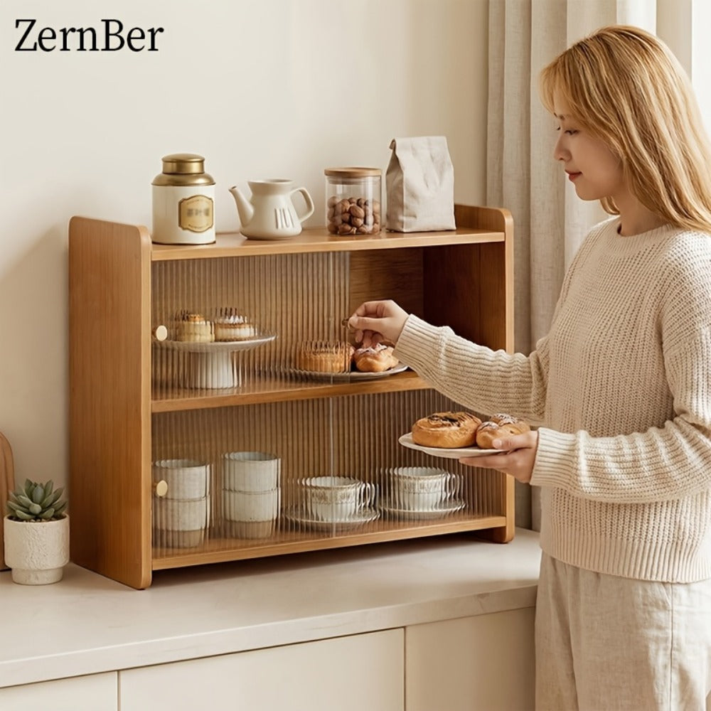Corner Shelf Organizer for Kitchen, 3-Tier Triangular Coffee Station Storage Rack for Countertop, Holds Cups, Mugs, Coffee Accessories and Kitchen Essentials