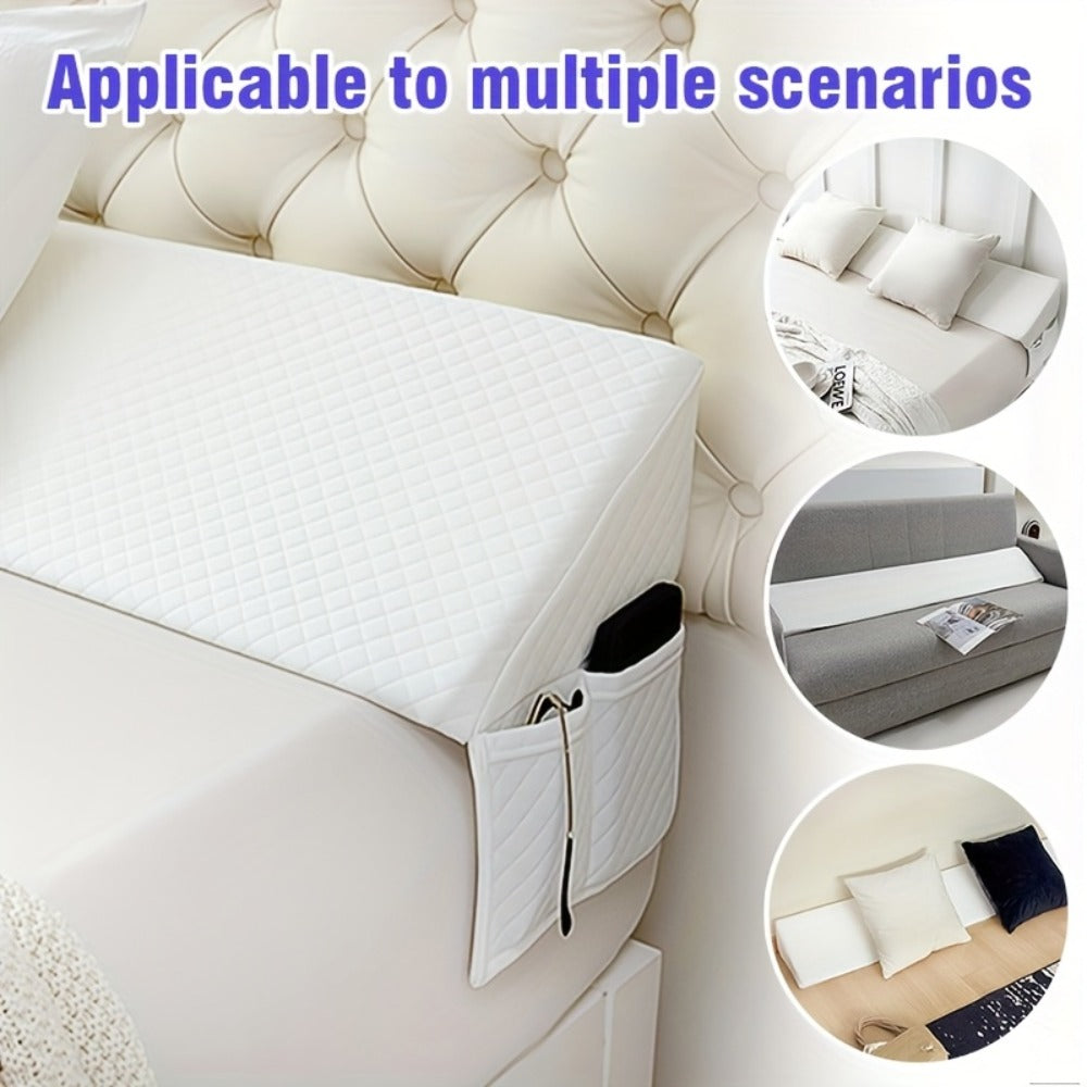Bed Wedge Pillow Headboard Gap Filler Mattress Wedge Fills 0-7 Inch Gap Between Headboard and Mattress Backrest Pillow Twin Full Queen King