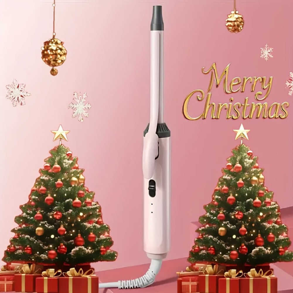 9mm Mini Curling Iron Rapid Heating for Ultra-Fine Curls Teddy Curls Water Waves & Bangs, Travel Curling Wand for Men & Women, Compact Small Barrel Hair Curler for Tight Curls Airy Bangs Holiday Gift