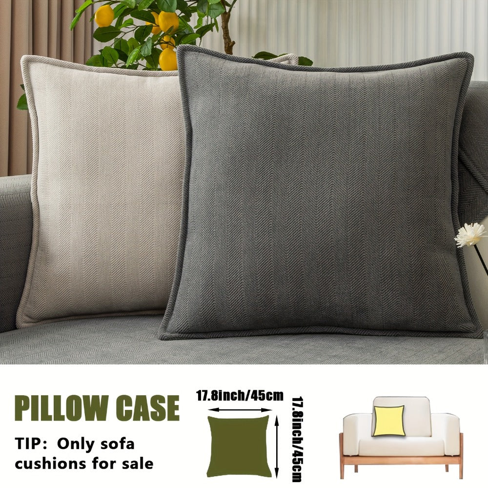 Chenille Ribbed Sofa Cover - Pet Friendly Non-Slip Machine Washable Soft Stretch Slipcover for 1-4 Seater Sectional Sofa Living Room Bedroom Office, 9 Colors