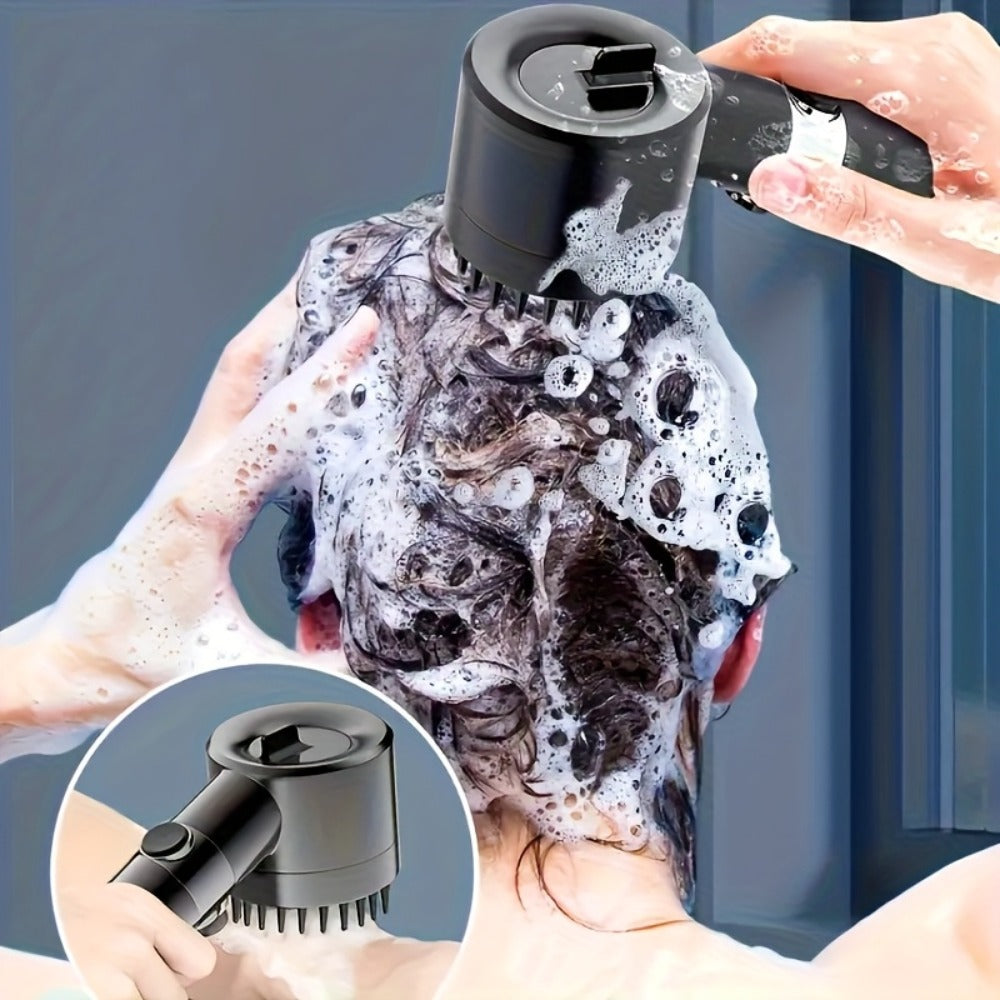 High Pressure Shower Head Set 4-Piece ¨C Turbine Spray Wall Mounted, 3-Stage Adjustable Mode, 6 Water Filters & 68¡± Hose, Skin-Friendly Bathroom Shower Upgrade Kit