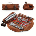 25 Piece Bartender Travel Set Cocktail Kit with Portable Bag | Stainless Steel Mobile Bar Set for Home, Parties & Camping