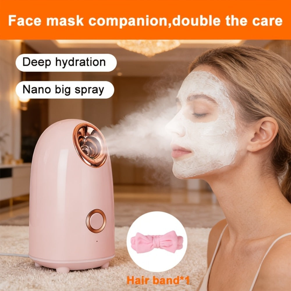 Blackhead Remover & Facial Steamer Combo - Pore Cleansing Home Spa Beauty Device for Dry Skin, Nose & Face Care, Unisex Skin Care Tool - Basic, Deluxe & Flagship Models, Great Gift Idea