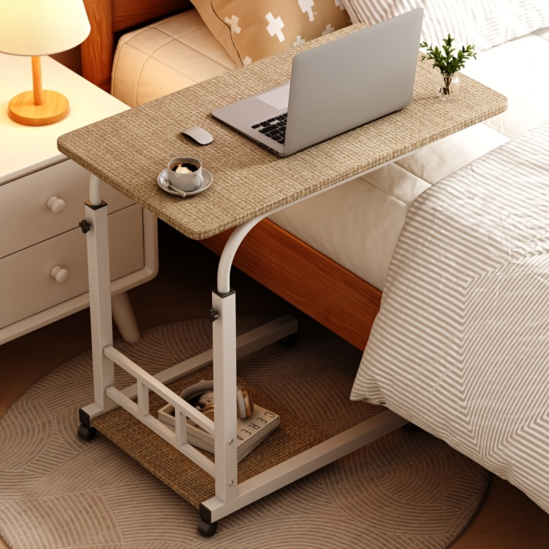 Bedside Table with Wheels Adjustable Height ¨C Multi-Style Nursing Care Table for Elderly & Patients | Single & 3-Tier Rolling Overbed Dining Table, Home Medical Convalescent Furniture, 13 Styles