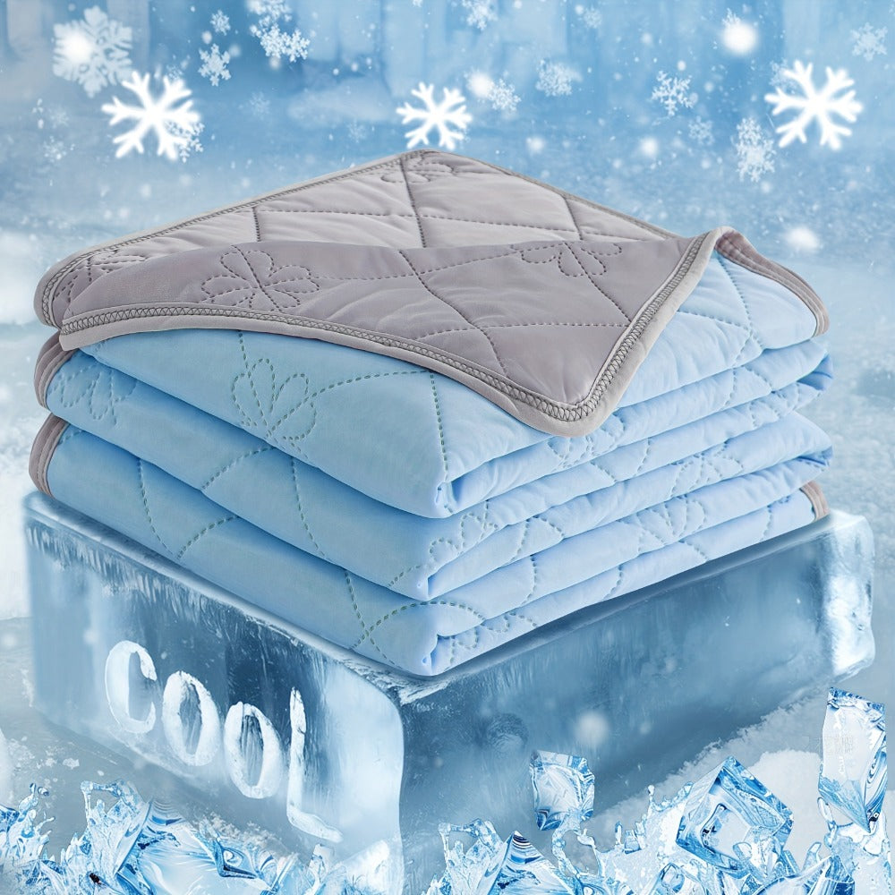 Ultrasonic Embossed Cooling Blanket ¨C 100% Polyester Summer Throw, Breathable Lightweight for Hot Sleepers, Machine Washable, 6 Colors