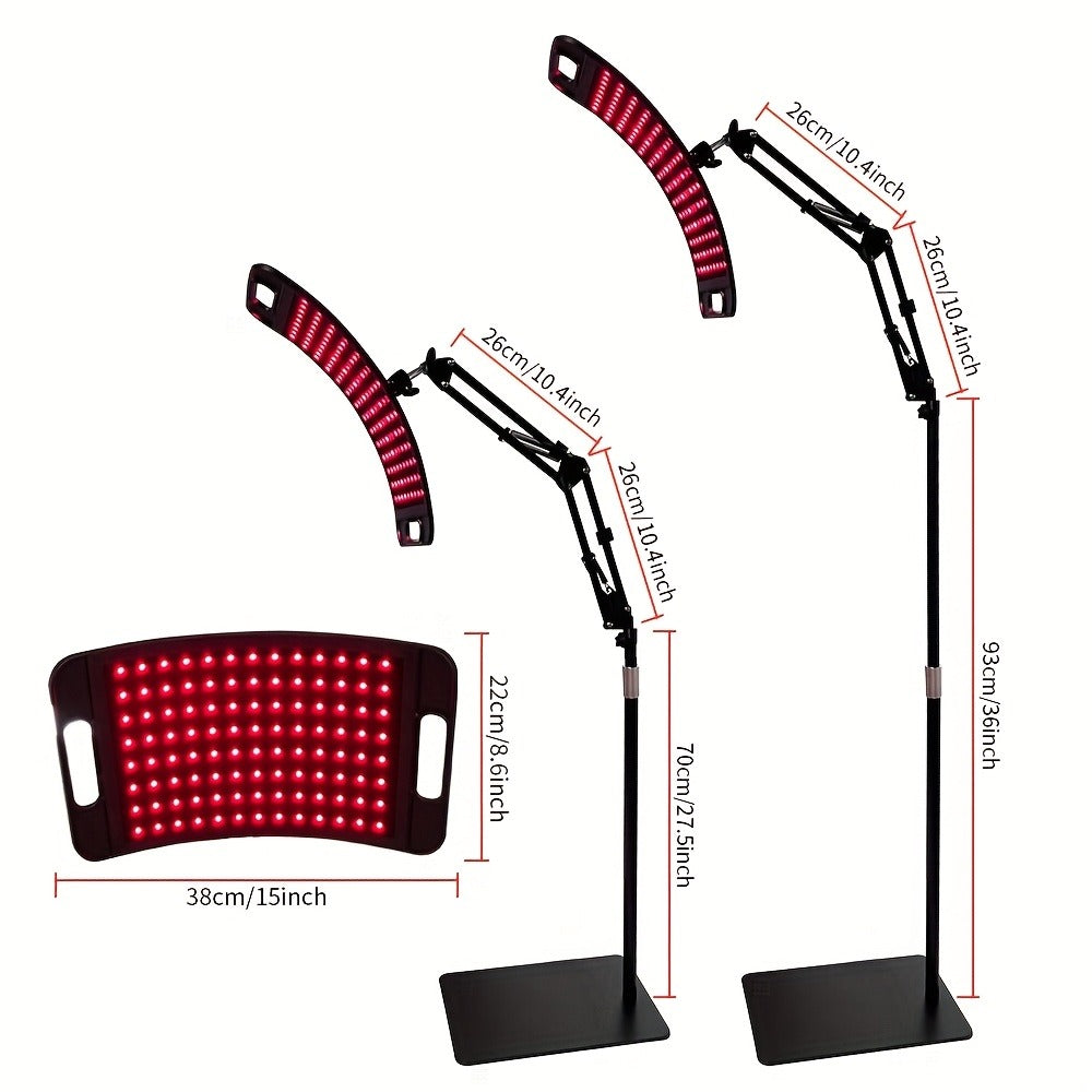 Red Light Therapy Lamp with Stand ¨C 660nm Red Light & 850nm Near Infrared Light Device for Body Pain Relief, Muscle Recovery & Skin Care, At-Home Infrared Light Therapy for Joint & Back Pain