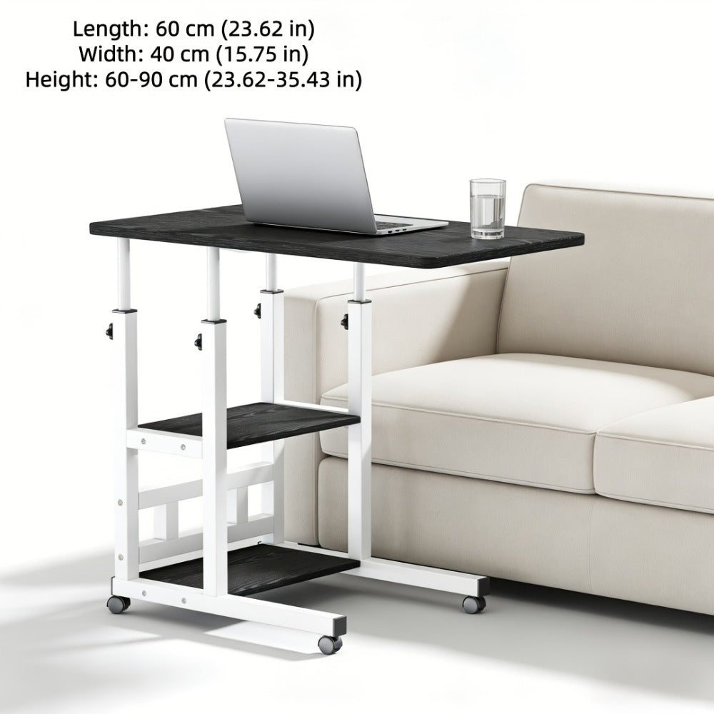 Bedside Table with Wheels Adjustable Height ¨C Multi-Style Nursing Care Table for Elderly & Patients | Single & 3-Tier Rolling Overbed Dining Table, Home Medical Convalescent Furniture, 13 Styles