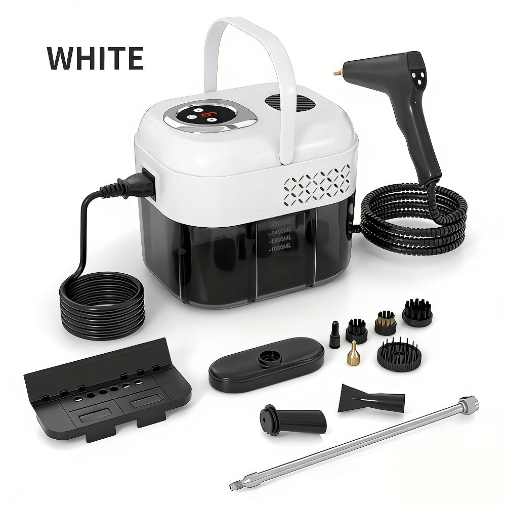 High Temperature Steam Cleaner Handheld Carpet Cleaner High Pressure for Kitchen Grease Sofa Air Conditioner Washing Machine Tile Grout Easy Carry Home Use