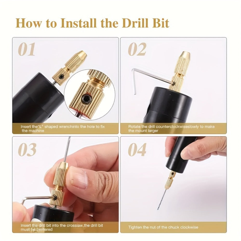 131PCS Resin Drilling Tool Set for Jewelry Making, 100 Eye Screws Gold & Silver, 8 Spiral Drill Bits, Hexagonal Pin, Tiger Pliers & Casting Mold, DIY Keychain Pendant Kit for Resin Wood Polymer Clay