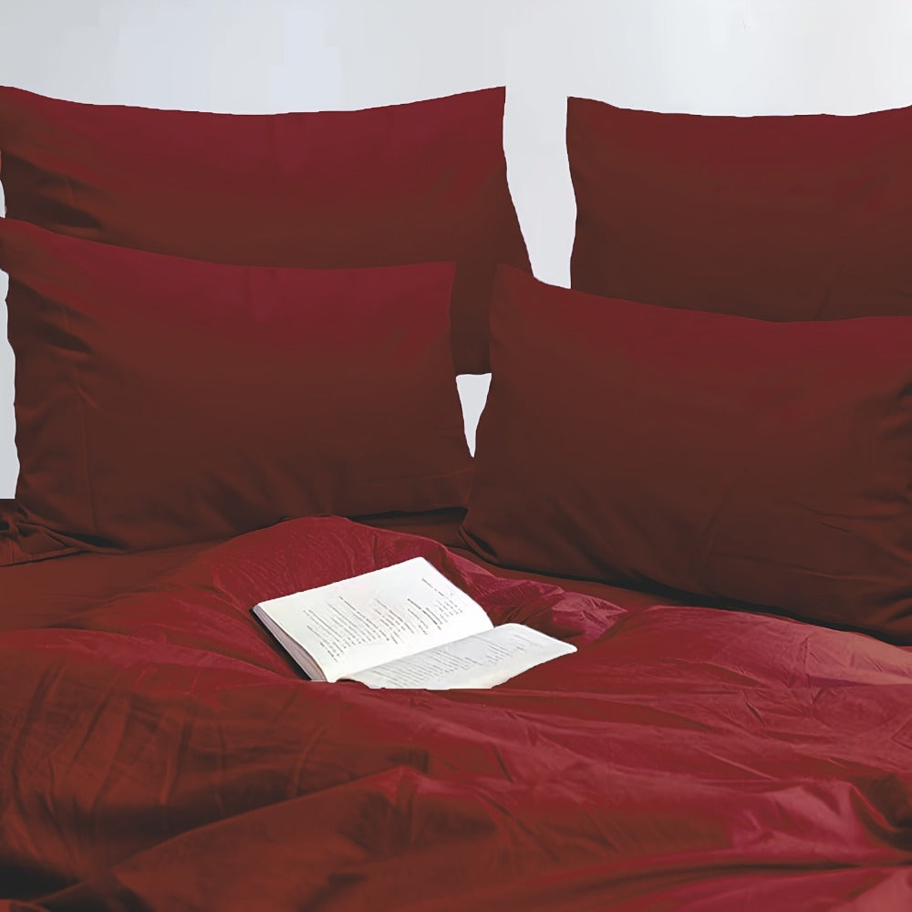 Microfiber Pillowcases Set of 4 ¨C Soft Brushed 90GSM Wrinkle-Resistant Envelope Closure Pillow Covers, Queen & King Size, Multiple Colors, Breathable Polyester Pillow Cases for Bedroom Hotel