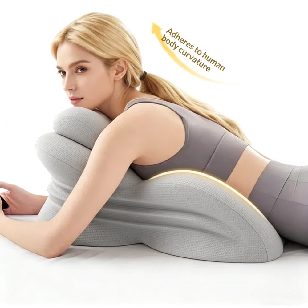 Wedge Pillow Memory Foam ¨C Ergonomic Cervical & Lumbar Support for Stomach, Side & Back Sleepers | Breathable Removable Washable Cover, Multi-Use for Sleep, Office & Reading, Great Gift for Couples