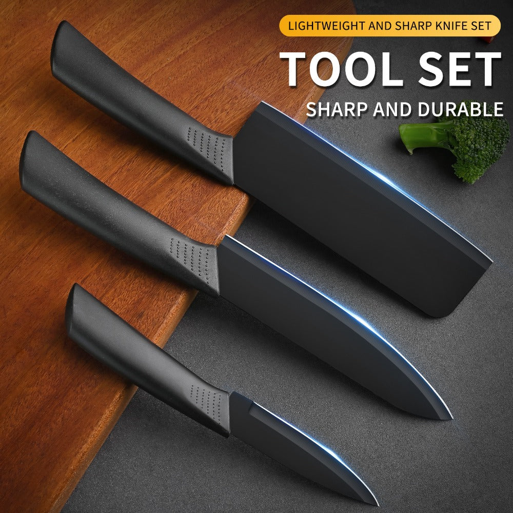 Kitchen Knife Set Professional Forged Chef Knife Set Full Tang Blades with Poultry Shears Meat Knife Carving Knife Cleaver Cooking Gift for Women Home Kitchen