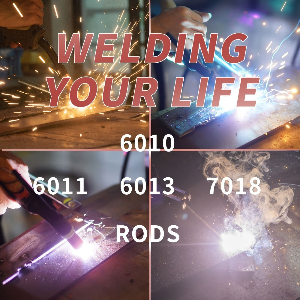 135A 110V MMA Arc Welder Stick Lift TIG 2-in-1 DC Inverter Welder LCD Digital Display Hot Start Thermal Protection Portable Welding Machine
