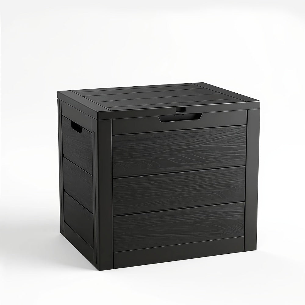 Waterproof Deck Box Outdoor Storage Cabinet 35/75 Gallon ¨C Enhanced Version with Handles & Wheels | Large Patio Storage Box for Pool Accessories, Garden Tools & Outdoor Gear | Easy Assembly Lockable