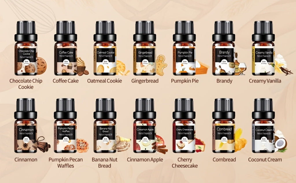 Essential Oil Gift Set 14pcs ¨C Bakery, Fruity & Floral Fragrance Oils for Diffuser & Candle Making | Valentine's Day, Birthday & Holiday Gift