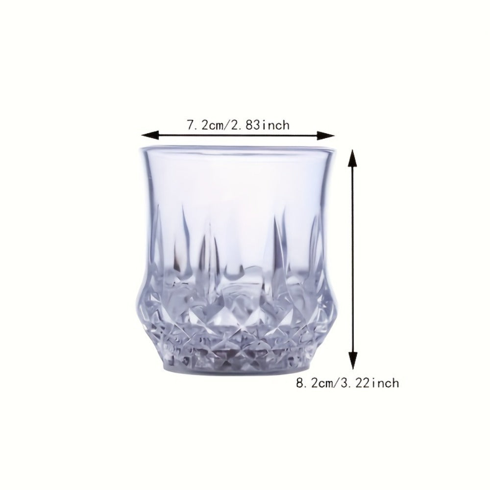 LED Light-Up Cups Glow in the Dark ¨C Pineapple Induction Party Cups for Birthday Christmas Disco Valentine's Day (6.76oz)