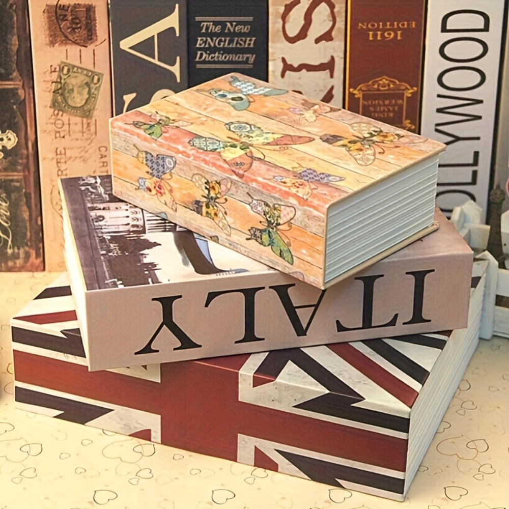Hidden Book Safe Storage Box with Key Lock ¨C Diversion Book Piggy Bank for Money Jewelry Secret Valuables Home Decor