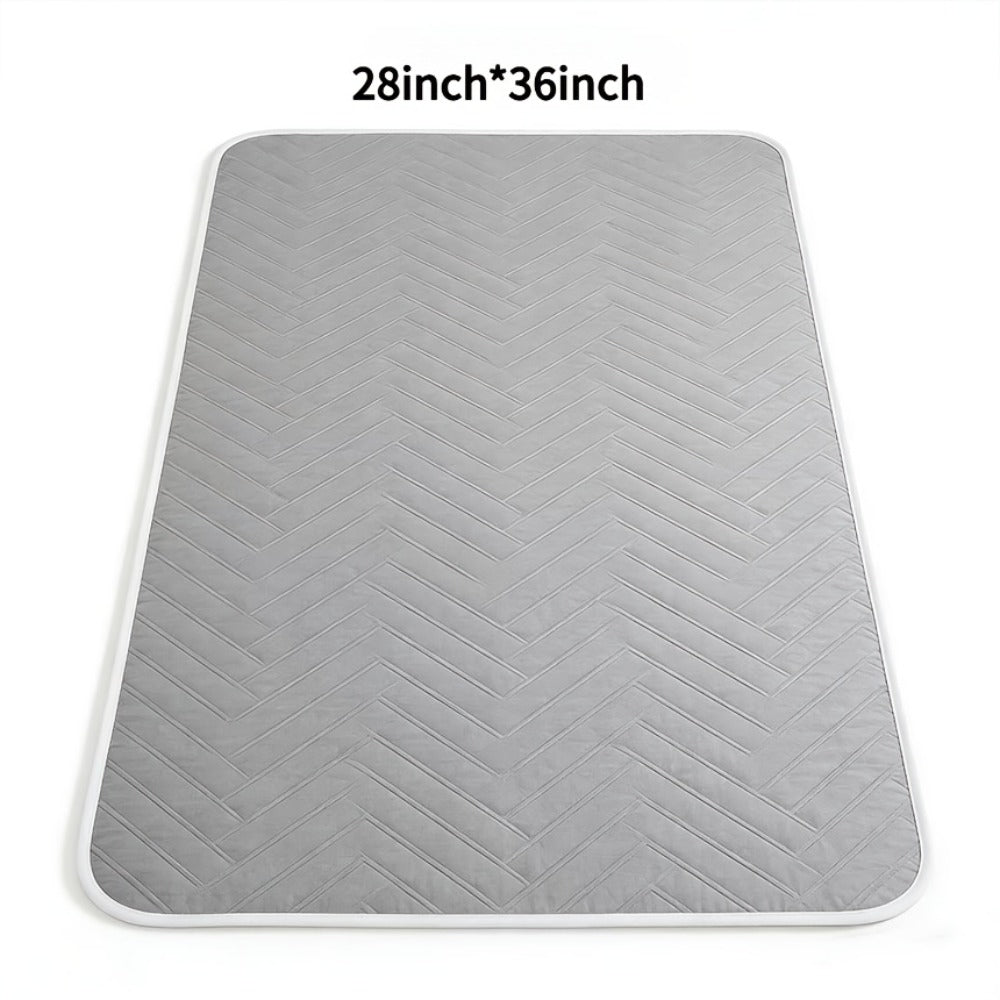 Washable Leak-Proof Mattress Protector for Seniors - Breathable Mesh Polyester, Urinary Incontinence & Bedwetting Pad | Twin, Full, Queen, King