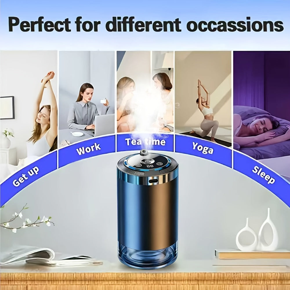 Car Aroma Diffuser Set with 3 Essential Oil Bottles ¨C Odor Eliminator for Auto Interior, Perfect Gift for Women & Office Workers