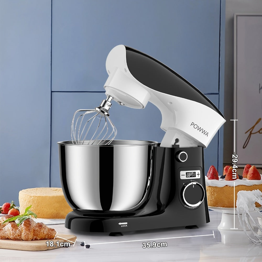Stand Mixer 6.5 Qt Electric Kitchen Mixer 10-Speed Dough Mixer with Whisk Beater Dough Hook Dishwasher Safe Tilt-Head Food Mixer for Baking Bread Cake Cookie