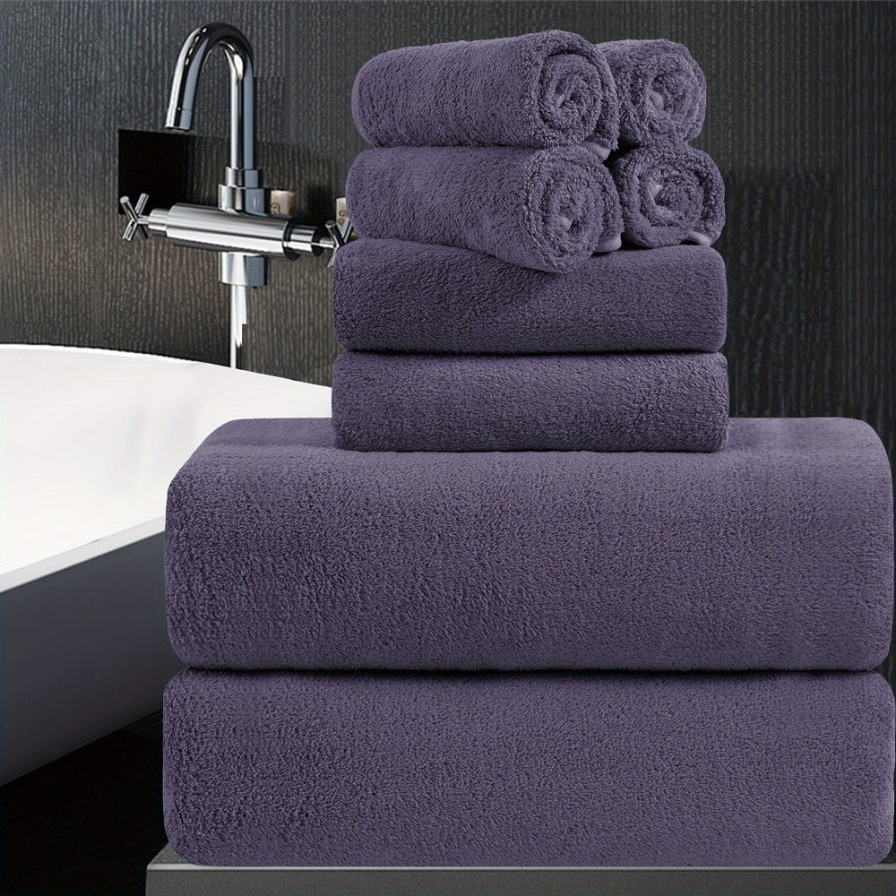 Extra Large Bath Towel Set 8 Piece 750GSM 35x70 Inch - Ultra Soft Luxury Thick Lightweight Highly Absorbent Fast Dry Oversized Bath Sheet | 15 Colors | Bathroom Gym Daily Use Adult