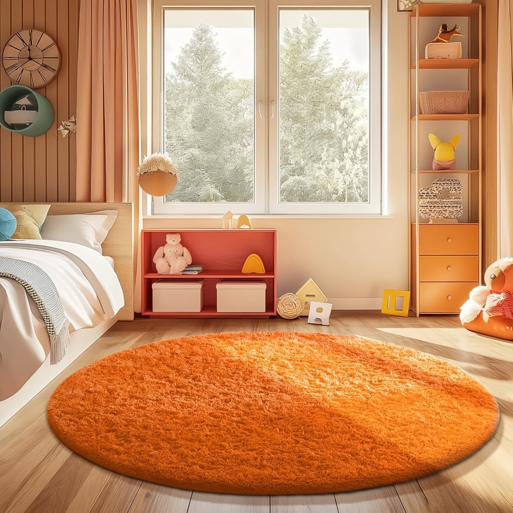 Fluffy Area Rug Large Soft Shag Carpet for Living Room Bedroom ¨C Non-Slip Ultra Thick Plush Floor Mat, Multiple Sizes & Colors, Home Decor