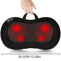 Neck & Back Massager Pillow with Heat ¨C Wireless 3D Kneading Acupressure Electric Massage Pillow for Lumbar, Shoulder & Neck Pain Relief, Portable Unisex Gift
