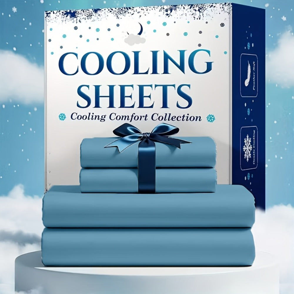 Bed Sheet Set Soft Breathable Cooling Microfiber Fitted & Flat Sheets with Deep Pockets ¨C Wrinkle Free Hotel Luxury Bedding in Multiple Colors & Sizes