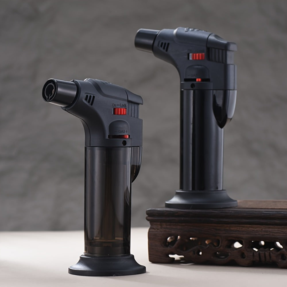 Butane Torch Lighter 6pcs Big Jet Flame Refillable & Adjustable Mini Blow Torch - Gift Box Set for Camping, Grill, BBQ, Culinary, Soldering & Welding | Butane Not Included