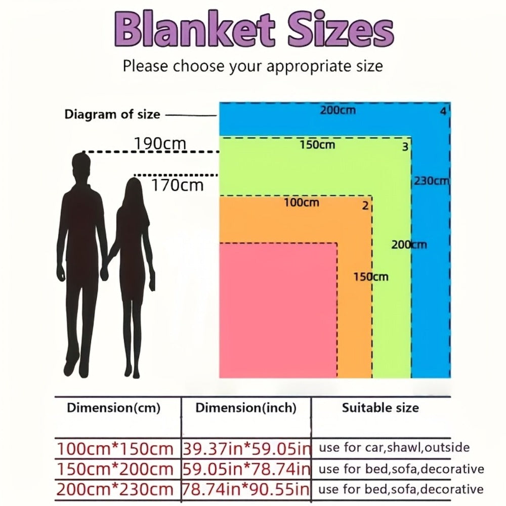Taffeta Blanket Double-Sided ¨C Silky Soft All-Season Sleep Blanket for Bed & Air Conditioning, Machine Washable, 5 Colors, 3 Sizes