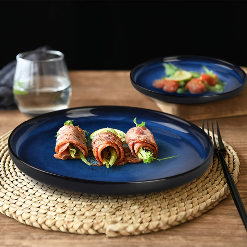 Ceramic Dinnerware Set for 4 ¨C Porcelain Plates Bowls Cups Matte Finish Dishwasher Microwave Oven Safe Stoneware Tableware Scratch Resistant for Restaurant Kitchen Wedding Anniversary Gift