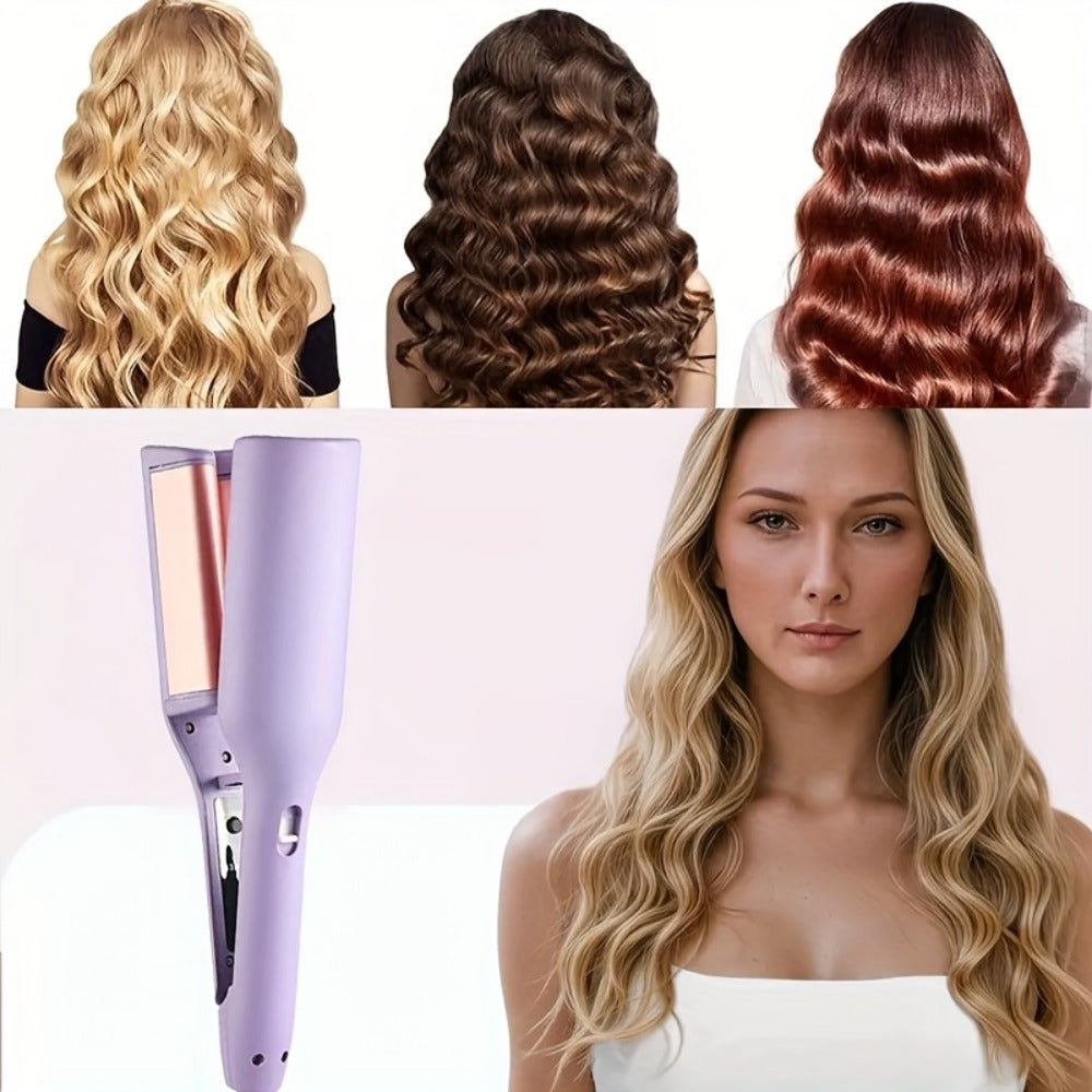 Curling Iron 32mm Deep Wave Curler Fast Heating Adjustable Temperature Anti-Scald Salon-Grade Hair Styling Tool Long-Lasting Waves Gift