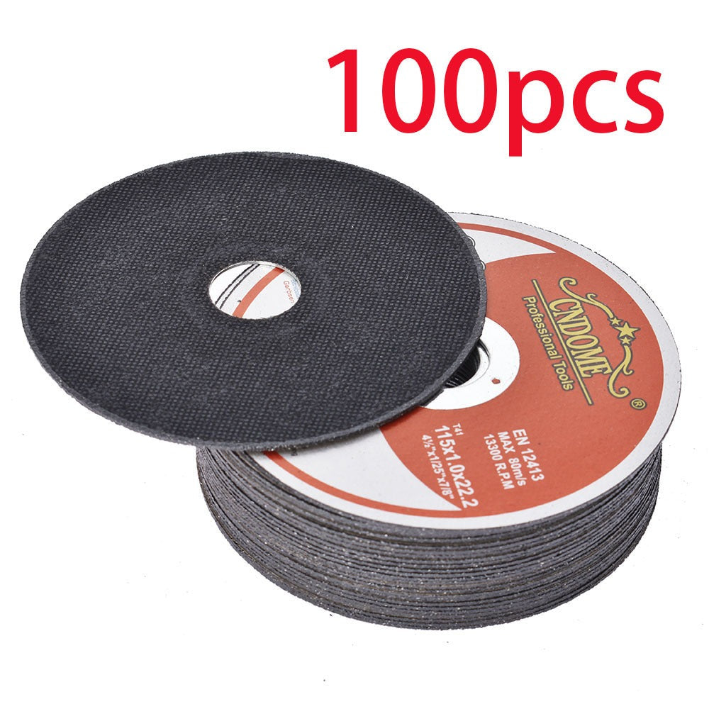 Cut-Off Wheels 100-Pack 4-1/2 Inch Aluminum Oxide Cutting Discs - 0.040¡± Thin Kerf, 7/8¡± Arbor, 13300 RPM for Angle Grinder, Metal, Stainless Steel & Steel Cutting, A60TBF Grade Bulk Set