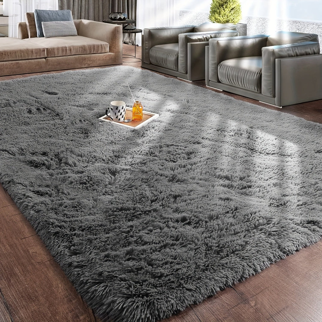 Shaggy Area Rug Soft Plush Fuzzy Carpet Non-Slip Tie-Dye Design for Bedroom Living Room Nursery Dorm ¡ª Pet Friendly Machine Washable Multiple Sizes & Colors