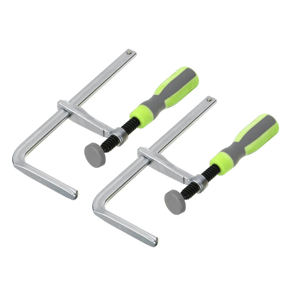 Track Saw Clamps 2pcs, Quick Adjust MFT Table Rail Clamps with Soft-Grip Handle, Compatible with Festool Track Saw Rail System, Woodworking Hold-Down Clamp for 19mm & 20mm MFT Holes