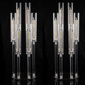 Acrylic Candelabra 6-Arm Candlestick Holder 26.8 Inch Clear Crystal Candle Holders Bulk for Wedding Table Centerpieces, Party Home Decoration, Valentine's Day Anniversary Christmas
