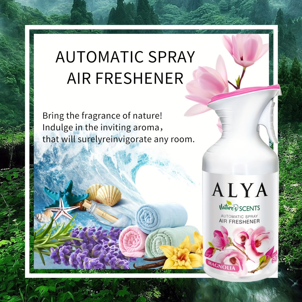 Air Freshener Spray 8.45 oz Aromatherapy Room Spray 1pc or 3pc - 6 Scents Lavender, Vanilla, Cool Linen, Ocean, Mixed Berries & Magnolia, Odor Eliminator for Home, Car, Office, Bathroom, Fabric & Closet
